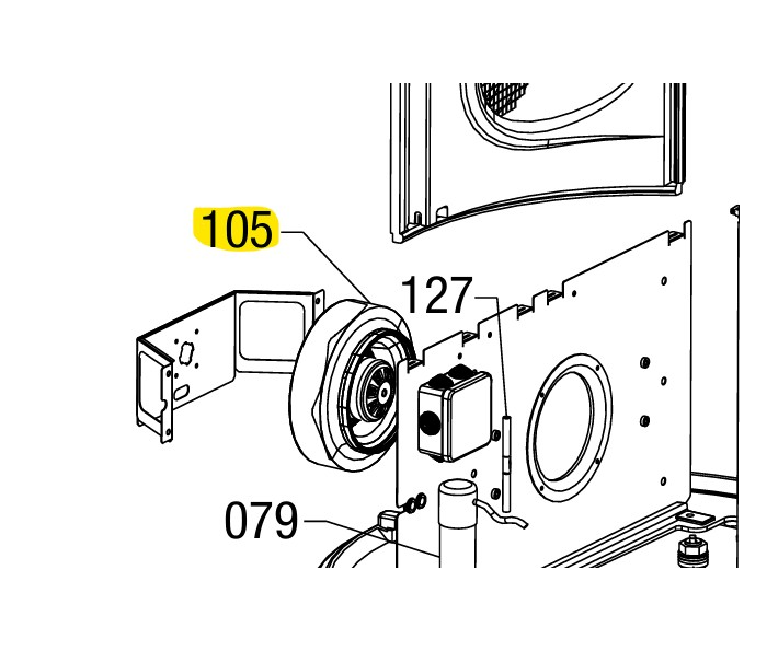 Moteur ventilateur - Référence 496009