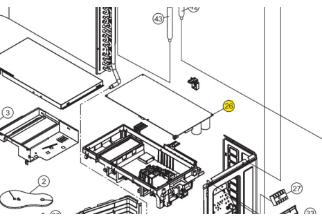 Carte commande CU-TE42TKE -...