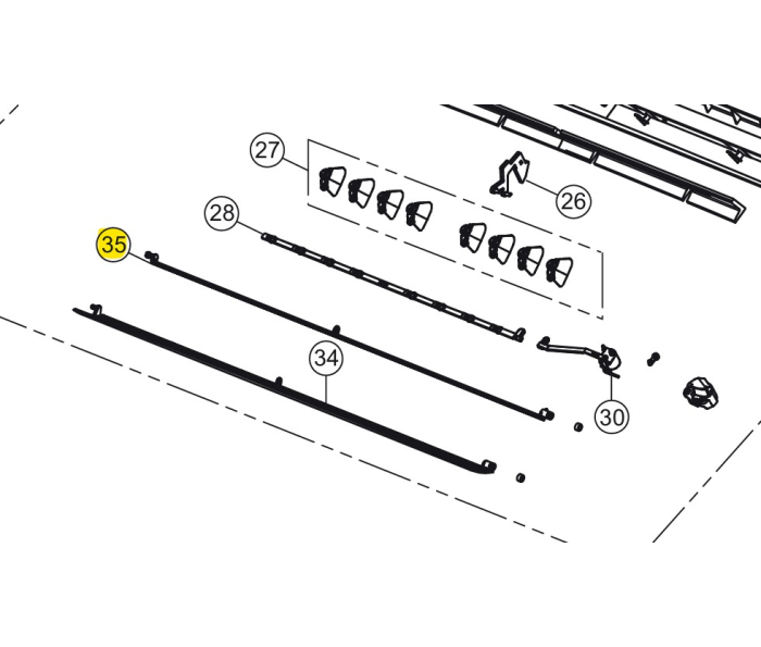 Volet interne - Référence ACXE24C03830