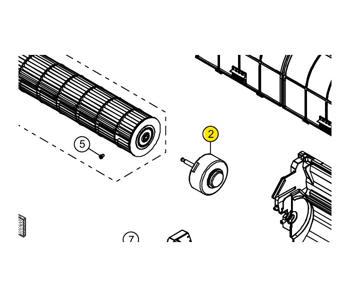 Moteur de ventilateur - Référence L6CBYYYL0311