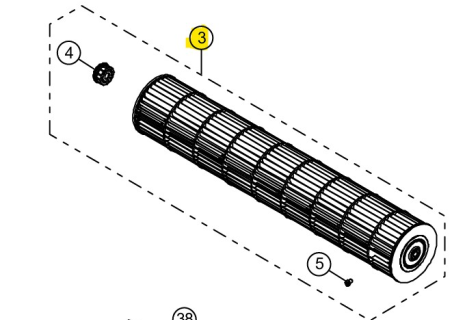 Turbine + Roulement -...