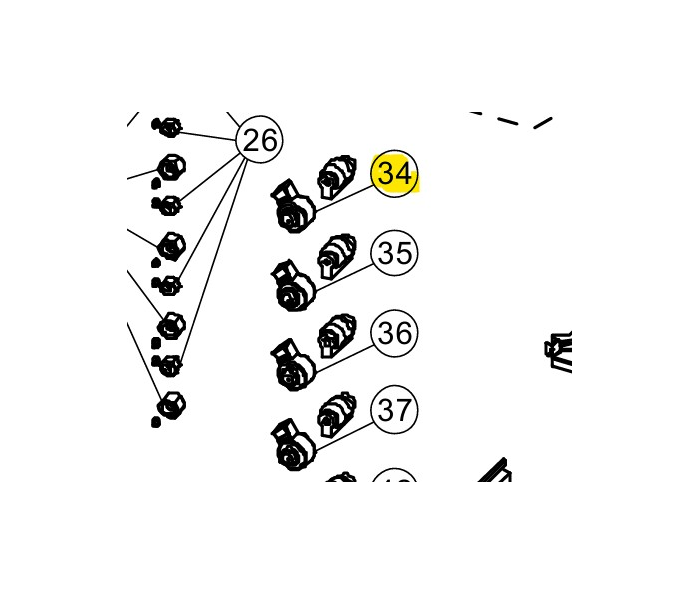 Bobine détendeur CN-EV1 (Blanche) - Référence CWA43C2587