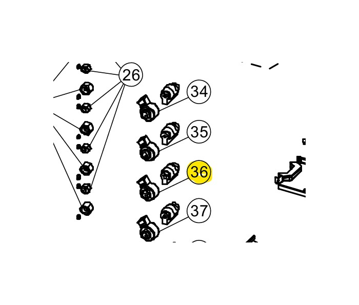 Bobine détendeur CN-EV3 (Bleu) - Référence CWA43C2589
