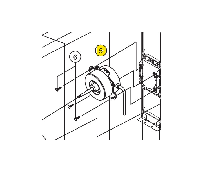 Moteur de ventilateur - Référence L6CAYYYL0124