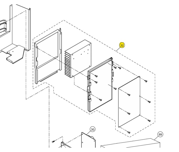 Carte frigo WH-MDC09J3E5(-1) - Référence ACXA73C58280R