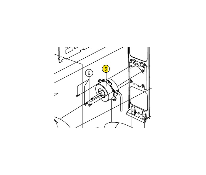 Moteur de ventilateur - Référence ARS6411AC
