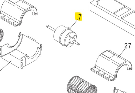 Moteur de ventilateur -...