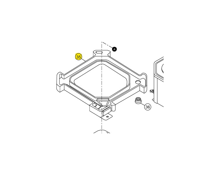 Bac a condensation - Référence CWH40C1034