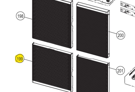 DISCHARGE GRILLE (Bas -...