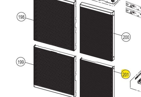 DISCHARGE GRILLE (Bas -...