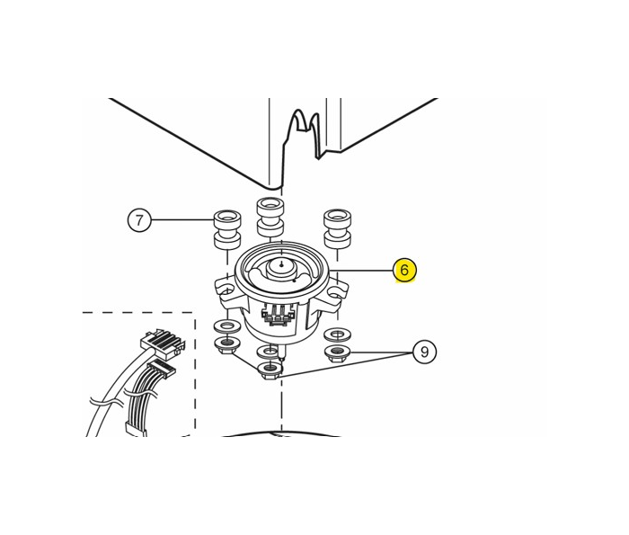 Moteur de ventilateur - Référence EHDS50A40AC