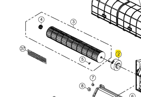 Moteur de ventilateur -...