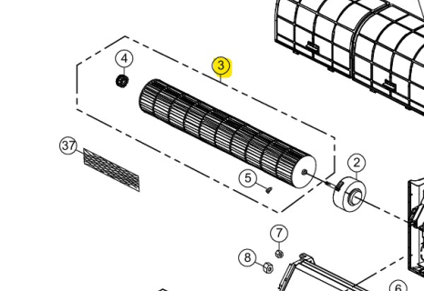 Turbine + roulement...