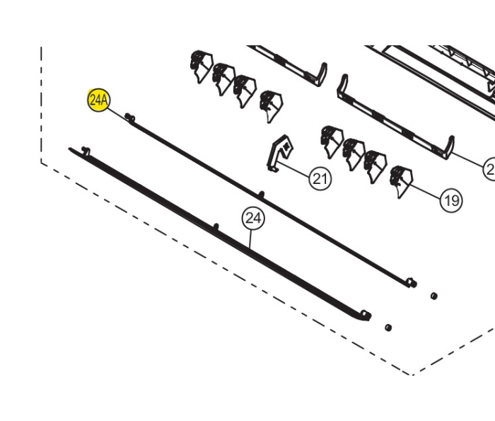 Volet interne - Référence ACXE24C03810