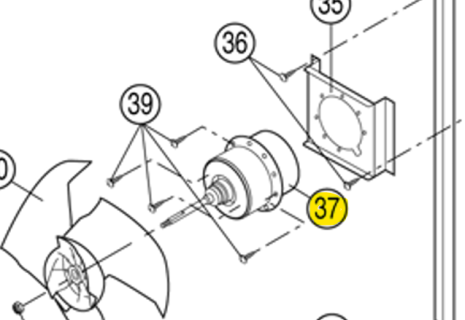 Moteur de ventilateur -...